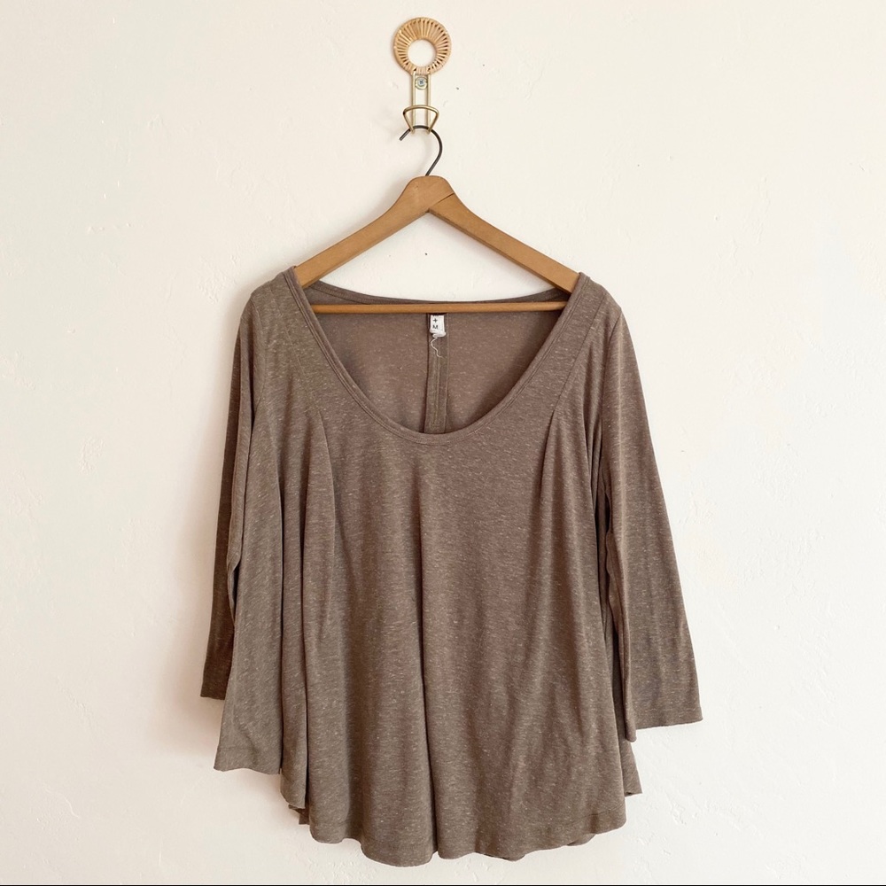 Free People Top with Pleating